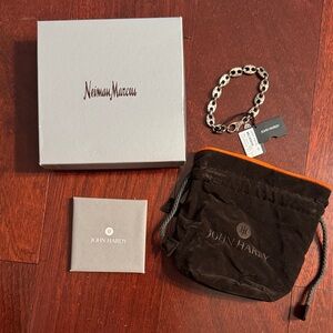 John Hardy Silver Chain Bracelet NWT